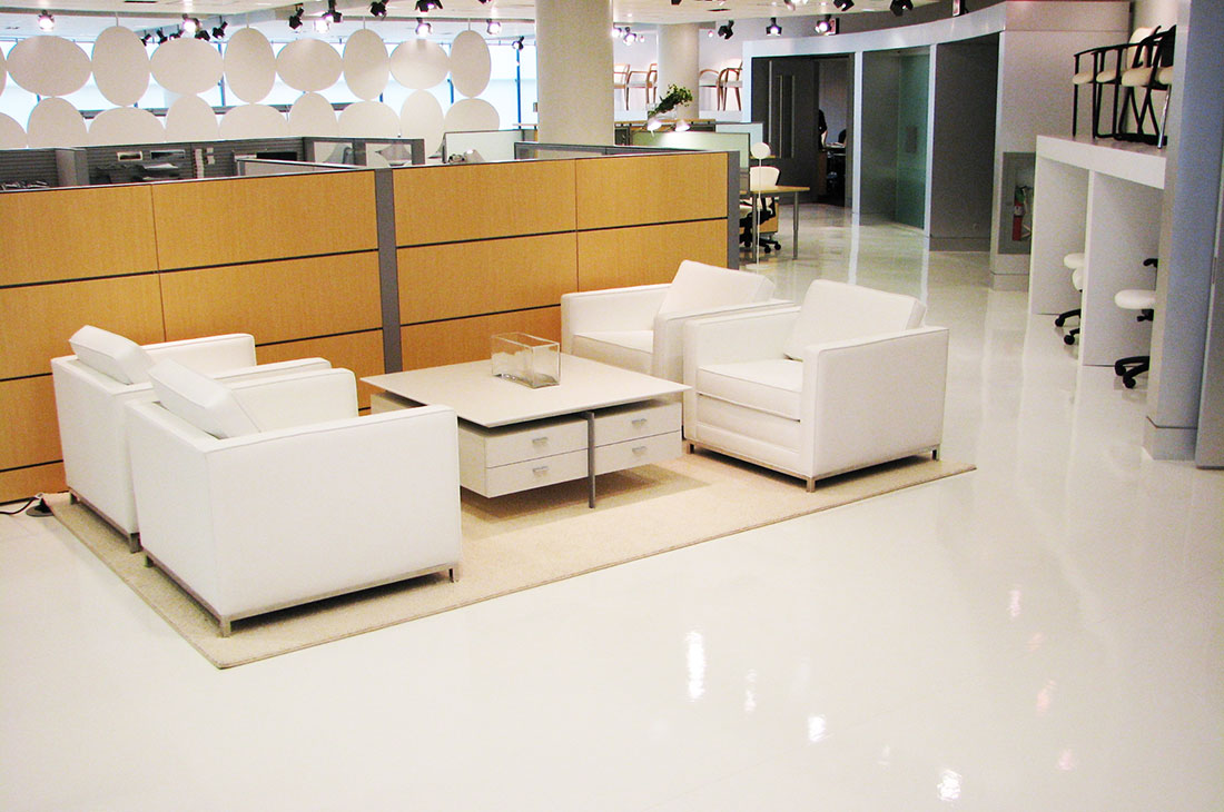 vinyl floor office, grabo